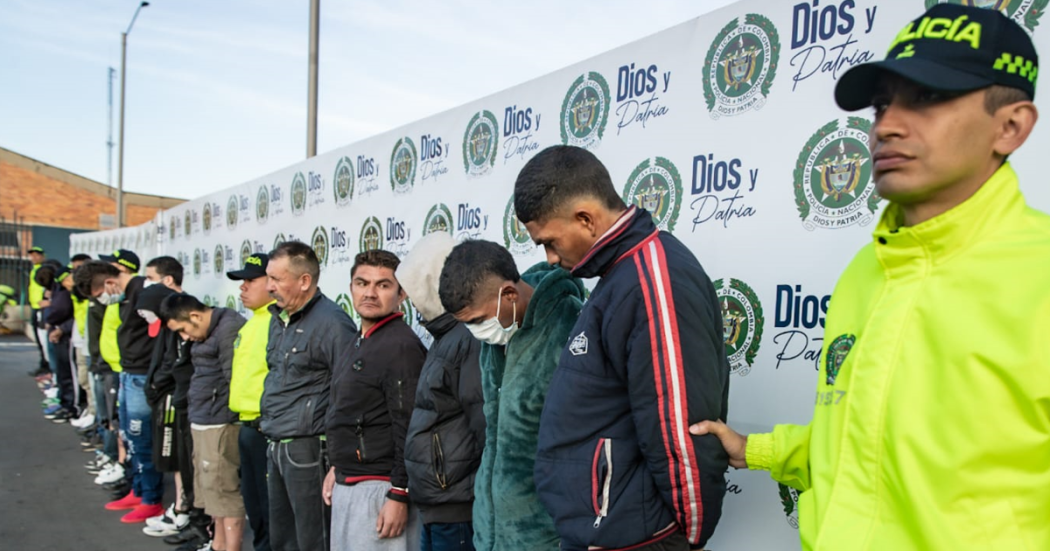 Seguridad en Bogotá capturan a 37 personas por homicidio 