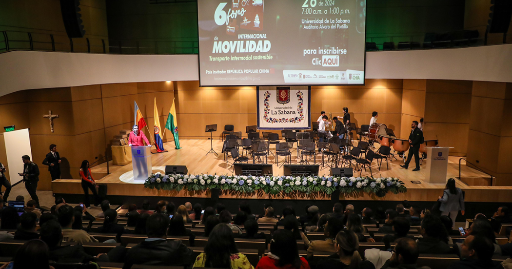 Bogotá en el foro internacional de Transporte Intermodal Sostenible