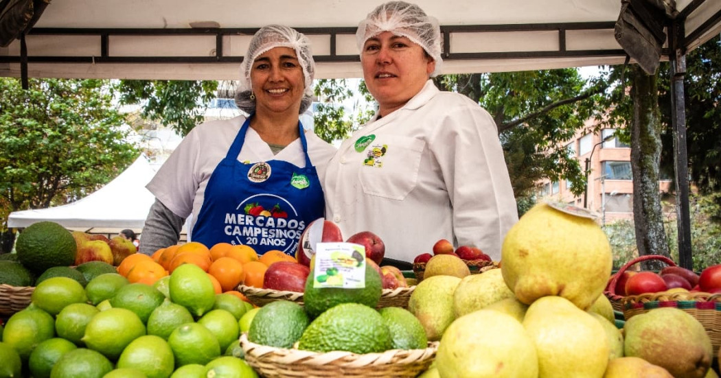 Mercado en Bogotá con los Mercados Campesinos 14 y 15 septiembre 2024