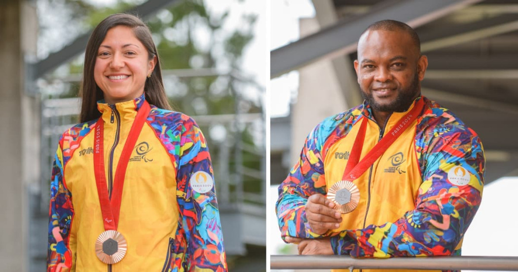 Orgullo en Bogotá con Fabio Torres y Paula Ossa, medallas bronce 