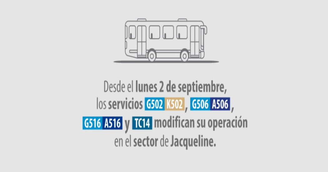 TransMilenio: rutas zonales modifican recorrido en Jacqueline Kennedy