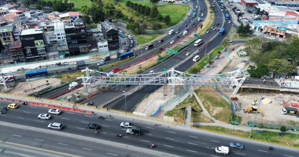  Movilidad en Bogotá: avance ciclopuente calle 80 con avenida Boyacá