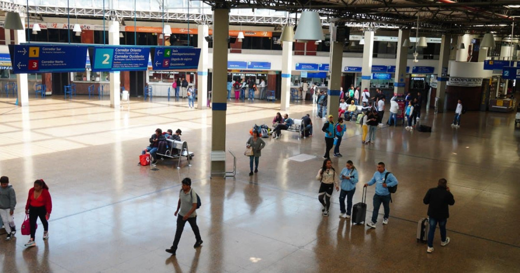 Terminal de Transporte Bogotá sede Salitre acceso servicio de duchas