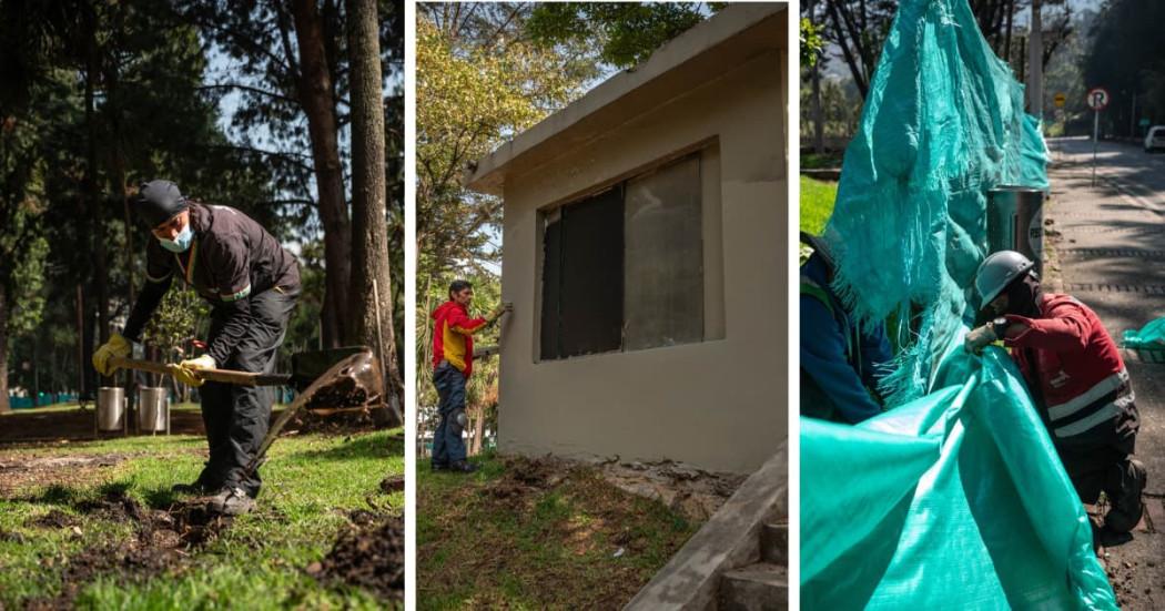 Así van las jornadas de recuperación y embellecimiento del Parque Nacional