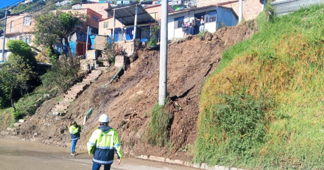 Atención afectaciones en Ciudad Bolívar Bogotá por cuenta de lluvias