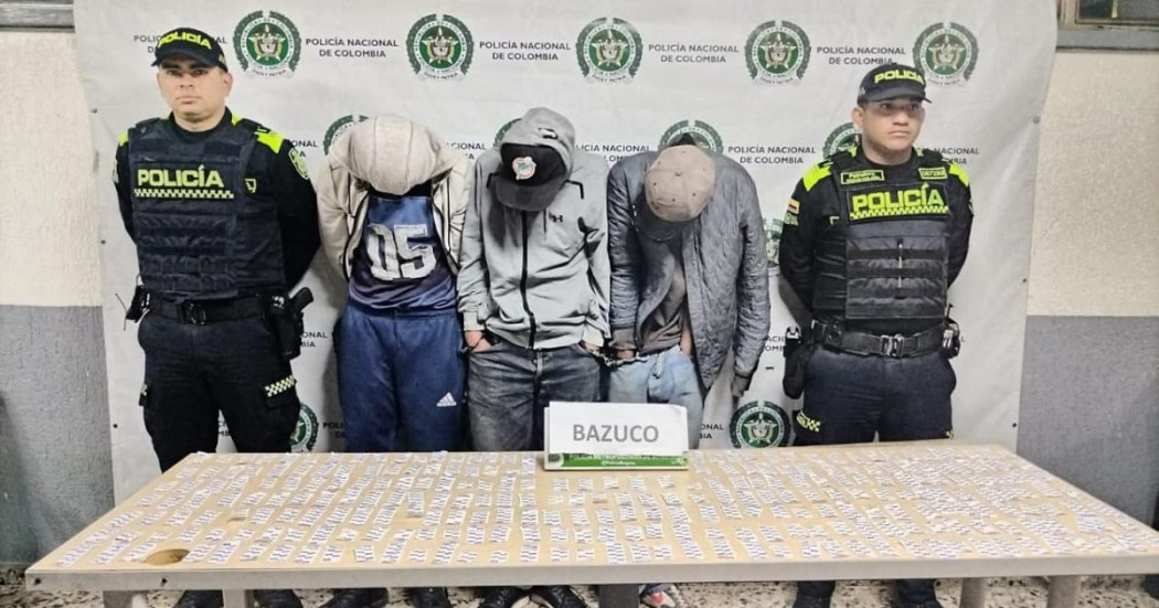  Capturadas en flagrancia tres personas por tráfico de estupefacientes en Bogotá