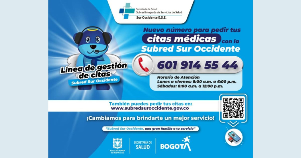 Subred Sur Occidente lanza nueva Línea de Gestión de Citas en Bogotá