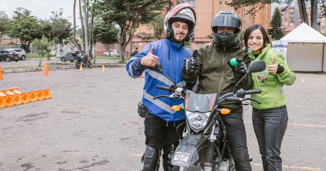 El Día del Motociclista en Bogotá se celebró con acciones que salvan vidas