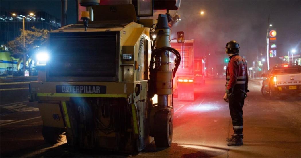 Por obras cierre del carril central de la autopista Norte entre calles 162 y 167