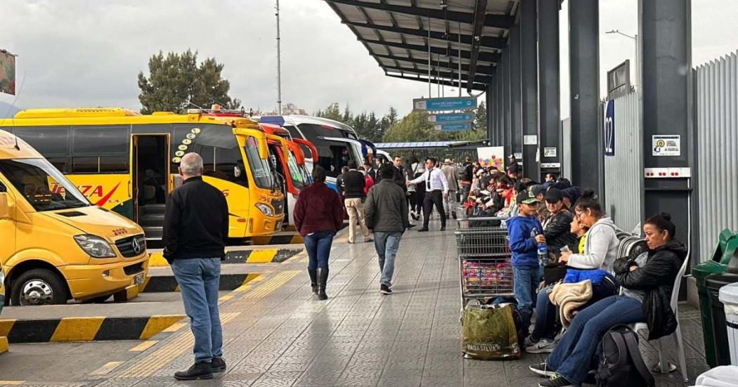 Terminal de Transportes de Bogotá registró aumento 6,5% de pasajeros