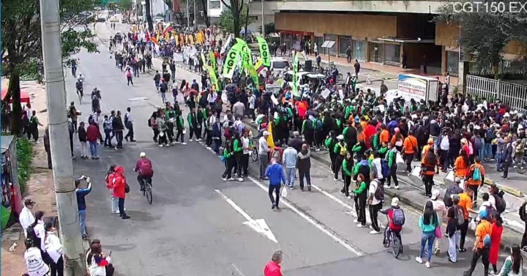 Vías y TransMilenio por manifestaciones 21 de noviembre 2024 Bogotá 