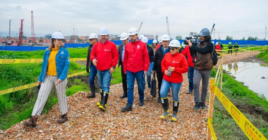 Avanzan obras del parque Gibraltar en Bogotá con dotación deportiva 