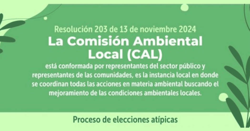 Elecciones de la Comisión Ambiental Local en Puente Aranda Bogotá 