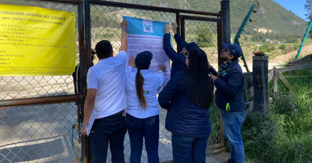 CAR ordenó suspensión de actividades de explotación del suelo Cajicá