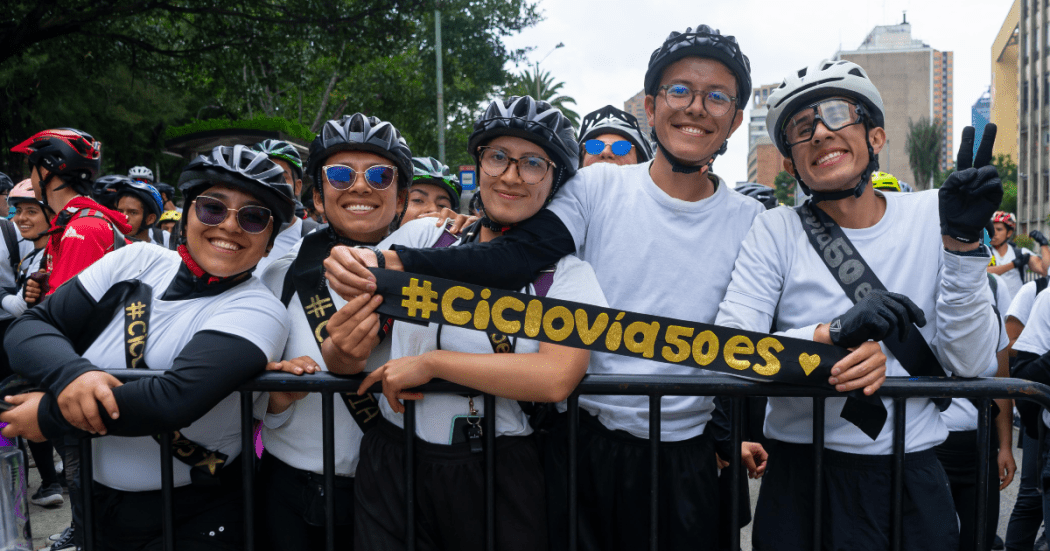 Ciclovía de Bogotá cumple 50 años y lo celebra en el Parque Nacional