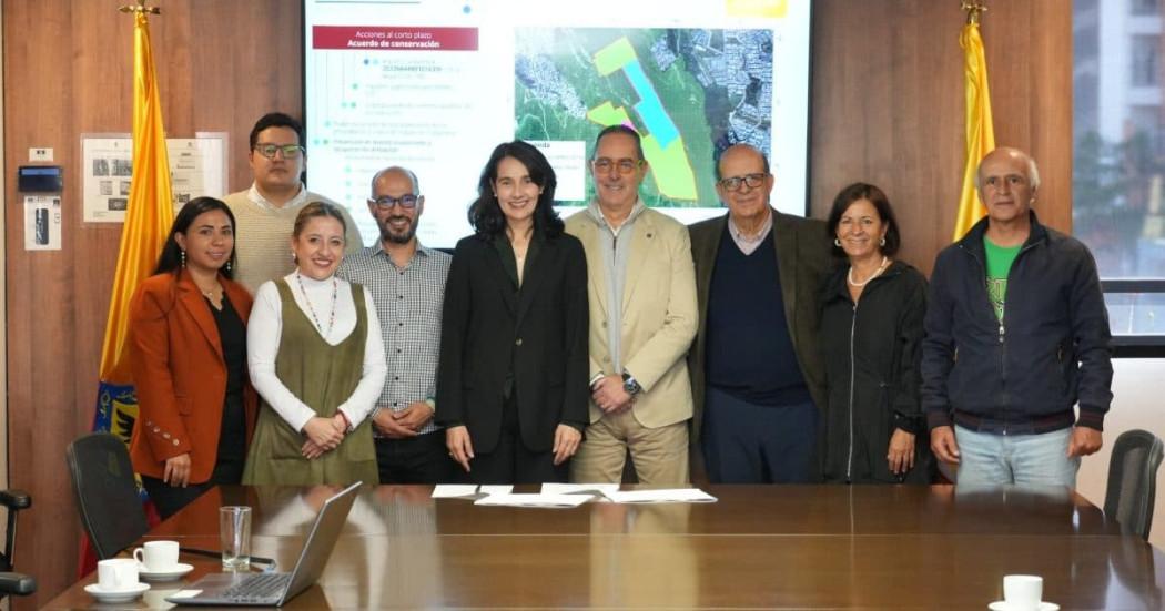 Parque Entrenubes Bogotá acuerdo para conservación de 25 hectáreas 