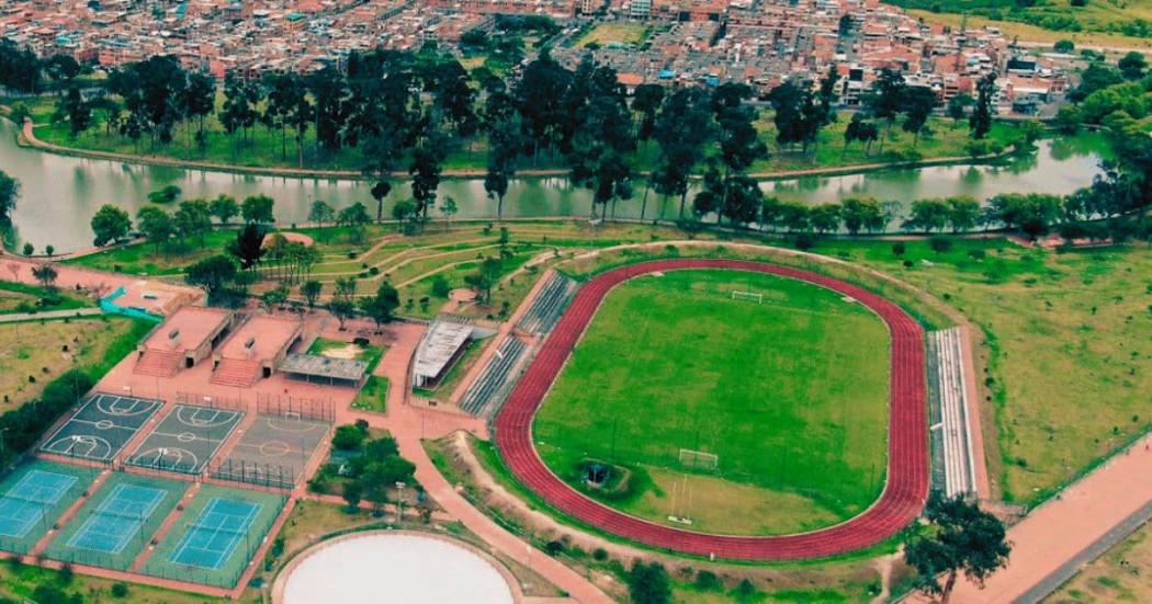 Planes en Bogotá: visita el Parque Timiza espacio con lago y pistas