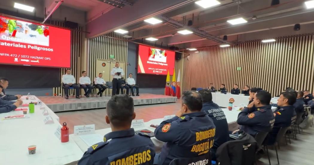 Bogotá fortalecen su preparación en manejo de materiales peligrosos 