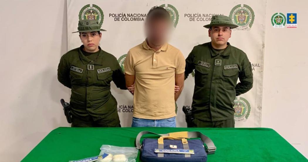 Seguridad en Bogotá cayó extranjero que pretendía salir con cocaína