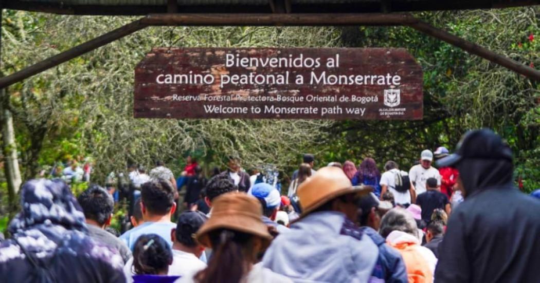 Planes en Bogotá sube al sendero de Monserrate domingo 19 de enero