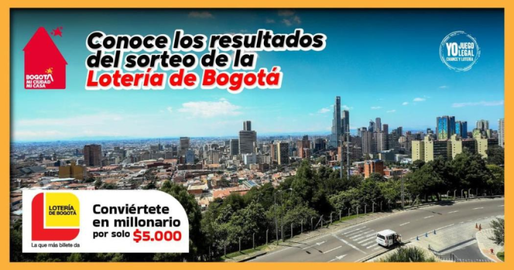 Lotería de Bogotá resultados del sorteo del jueves 27 de febrero 2025