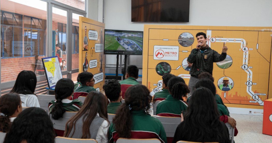 Metro de Bogotá es socializado en los colegios públicos y privados