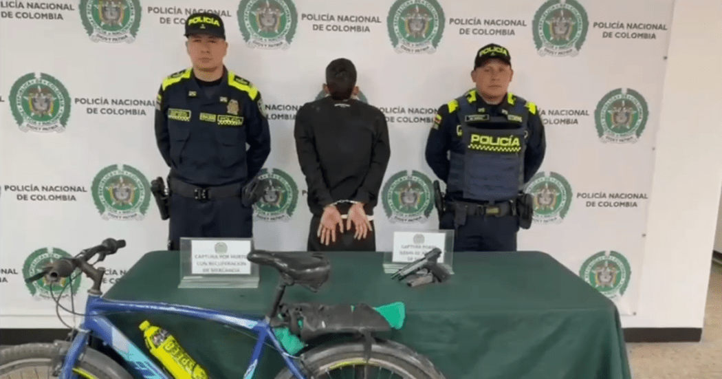 Delincuente capturado en Bogotá tras herir a un ciudadano y huir 