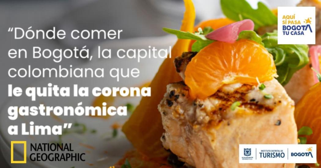 Conoce cinco restaurantes de Bogotá del ranking de National Geographic 2025