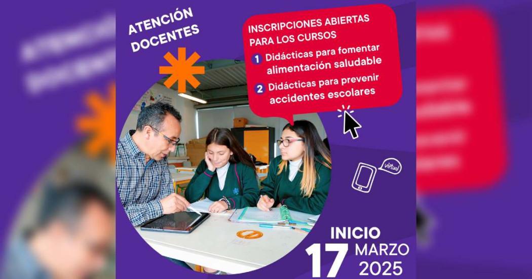 Cursos gratuitos en Bogotá oferta virtual docentes del Distrito 2025