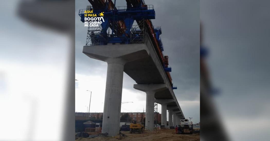 Línea 1 del Metro de Bogotá el vano número 100 ya fue completado