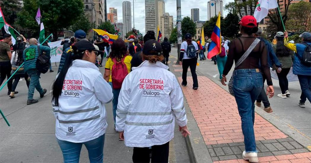 Marchas y manifestaciones en Bogotá entre el 3 al 9 de marzo