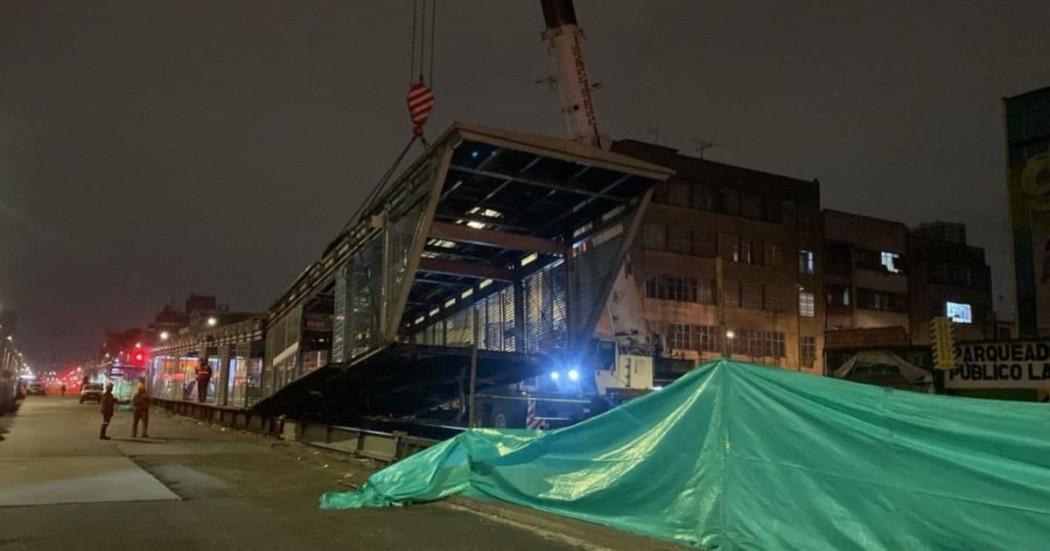 Obras del Metro de Bogotá terminó desmonte de la estación Calle 19