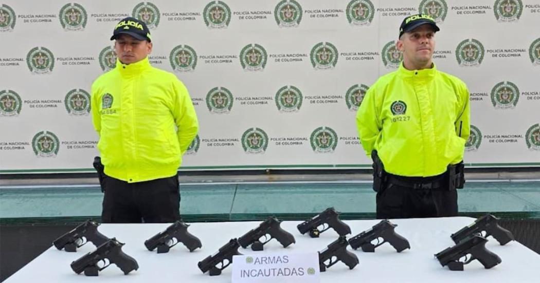 Policía incautó diez armas de letalidad reducida en centro Bogotá