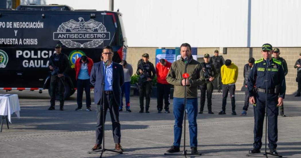 Seguridad en Bogotá capturas y golpe a bandas Los Satanás y Los Ferros