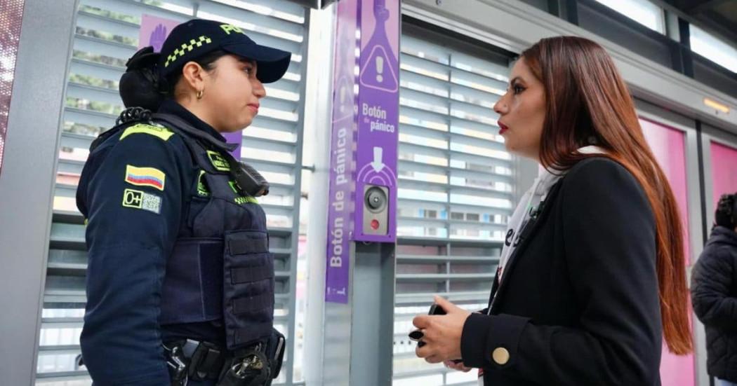 Bogotá piloto Botón Pánico TransMilenio violencia contra las mujeres 2025