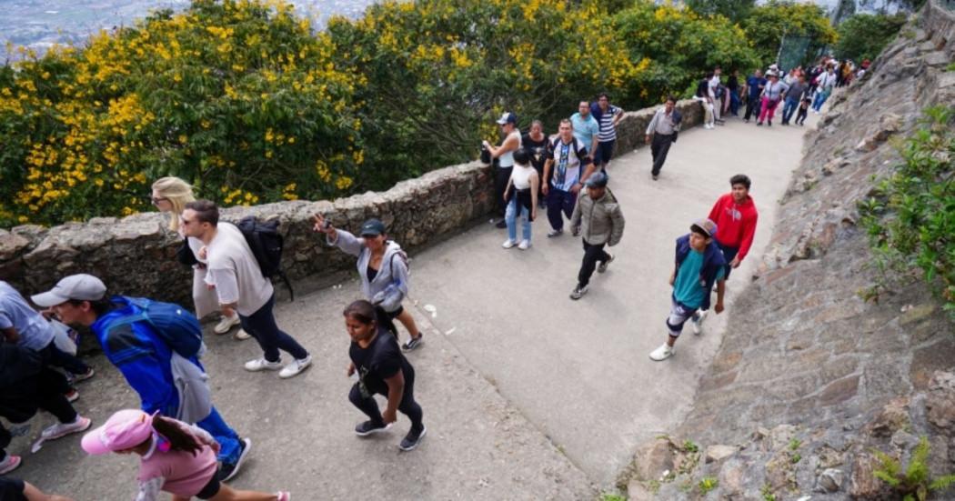 Planes en Bogotá sube el cerro de Monserrate este domingo 23 de marzo