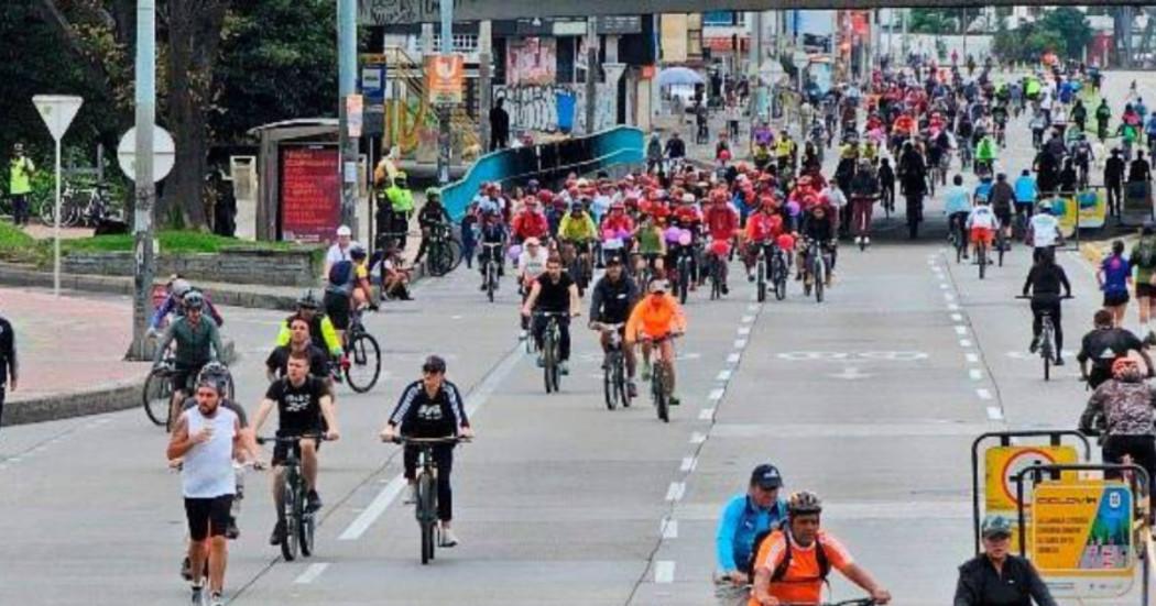 Ciclovía de Bogotá suspende tramos por marchas del Día del Trabajo jueves 1 mayo