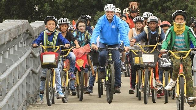 Reccorrido en bicicleta - Foto: Prensa Alcaldía Mayor / Diego Bauman