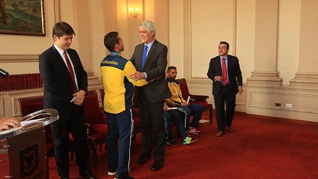 Reconocimiento deportistas olímpicos - Foto: Prensa Alcaldía Mayor / Diego Bauman