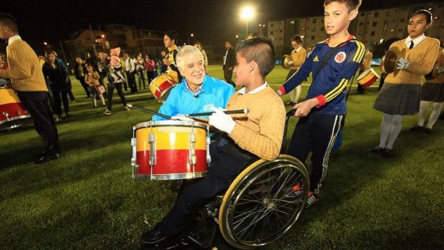 Cancha sintética Los Naranjos - Foto: Prensa Alcaldía Mayor de Bogotá / Diego Bauman