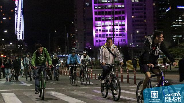 Ciclovía Nocturna - Foto: IDRD