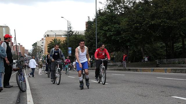 Ciclovía bogotana - Foto: Comunicaciones Alcaldía Bogotá / Camilo Monsalve