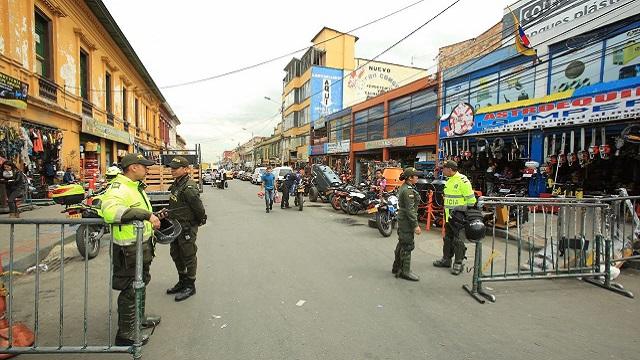 Seguridad sector del Voto Nacional - Foto: Prensa Alcaldía Mayor / Diego Bauman