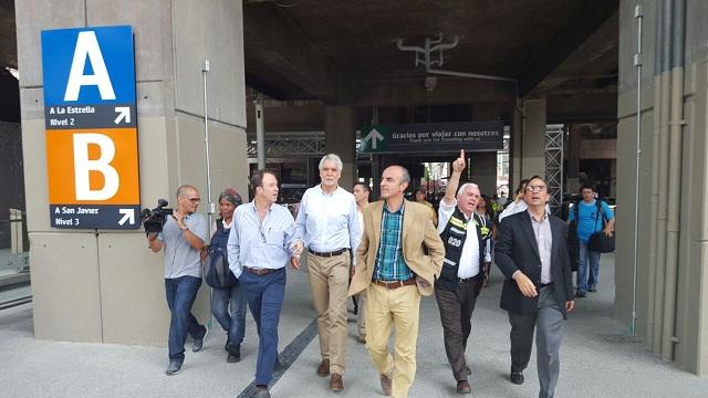 Visita Metro de Medellín - Foto: Prensa Alcaldía Mayor 