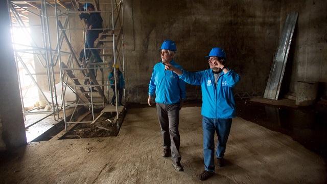 Verificación obras Plaza La Concordia - Foto: Comuniaciones Alcaldía Bogotá