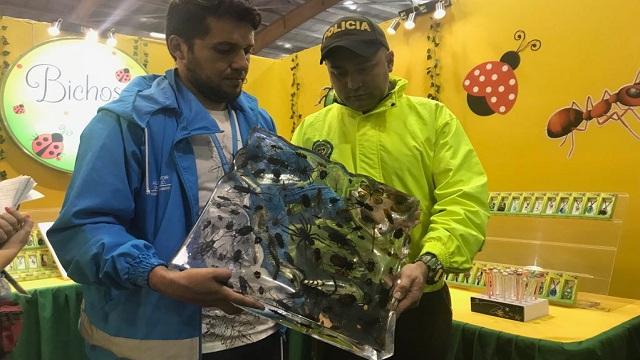 Incautan en Feria del Libro productos elaborados con fauna exótica - Foto: Secretaría de Ambiente