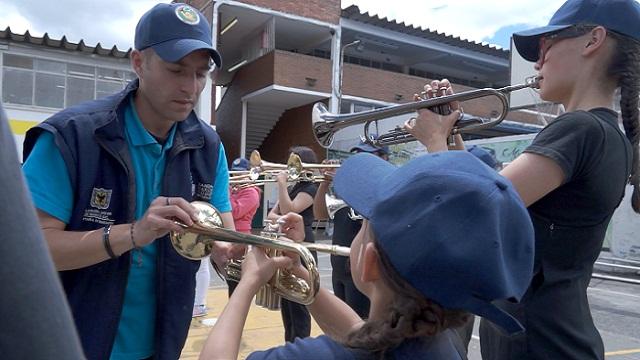 Banda colegio Clemencia Caycedo - Foto: Prensa Secretaría de Educación 