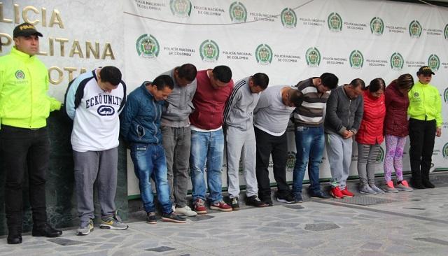 Bandas robo de vehículos capturadas - FOTO: Consejería de Comunicaciones