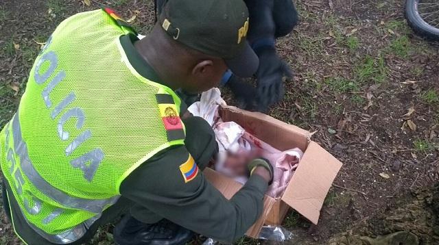 bebé rescatada - FOTO: Prensa Mebog