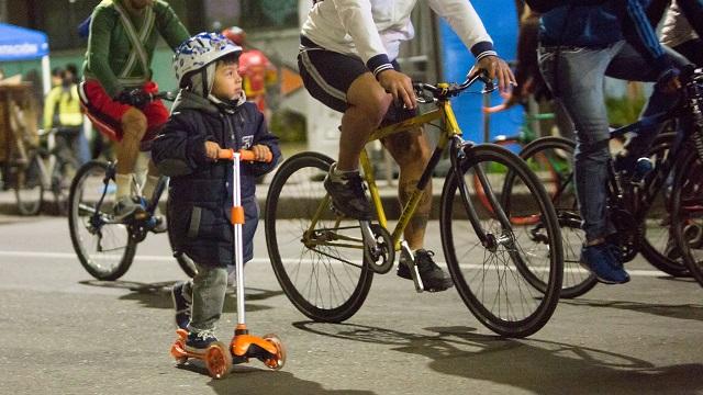 Tres millones de personas se apuntaron a la Ciclovía nocturna - Foto: Alcaldía Mayor de Bogotá/Andrés Sandoval